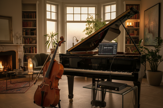 piano cello computer